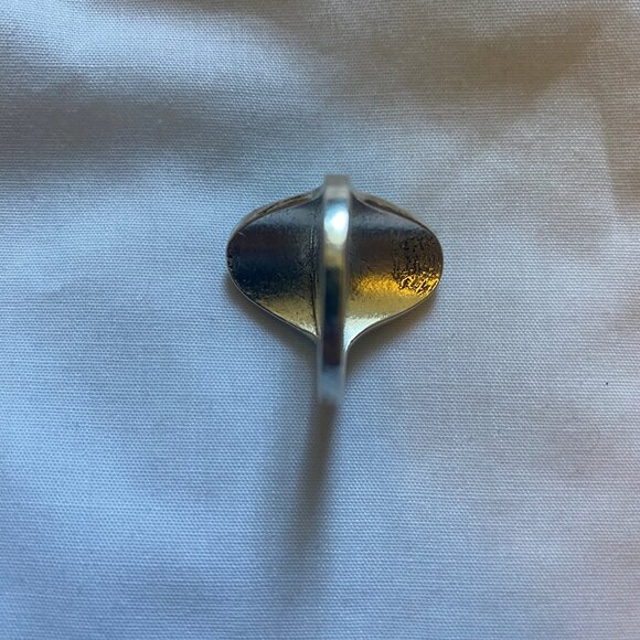 Sterling Silver Ring With Multi Turquoise Gem Stone Size 7, New Hand Made - Picture 5 of 6